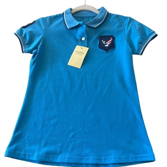 Giordano Polo Shirt Tops - NWT Polo Shirt by Giordano blue New York eagle patch golf tennis size medium